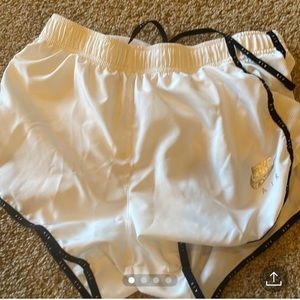 White Nike air women’s shorts